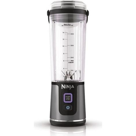 Ninja – Blender portable sans fil 530 ml – Autonomie 2h – Bol sans BPA – Moteur puissant pour smoothies onctueux