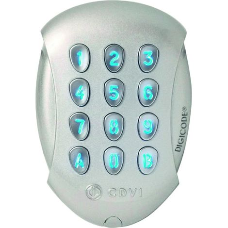 Clavier à code électronique DIGICODE GALEOBT Bluetooth rétro-éclairé - CDVI