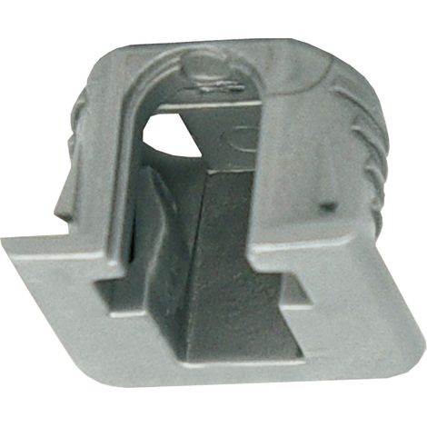 ITALIANA FERRAMENTA Bodenträger FLIPPER zum Anschrauben Bohr ø15 mm silberfarbig