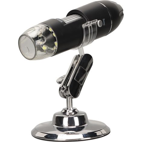 Microscope numérique portable de poche 50X à 1600X avec 8 LED pour Windows (1/4)