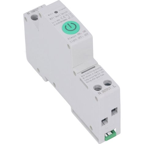 Disjoncteur Intelligent 40A WiFi avec Détecteur de Fuite, Commande à Distance par Application Tuya, 100‑240V AC (1/5)