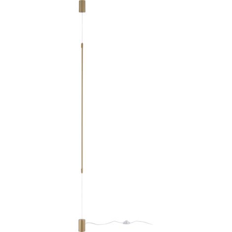Piantana da terra con luce a sospensione LED regolabile Gravity - Oro (1/3)