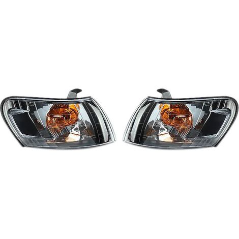 Luces de posición delanteras negras (paquete de 2) para Toyota Corolla AE100 E100 AE101 (1993-1997) - intermitentes sin arnés de cableado (1/3)