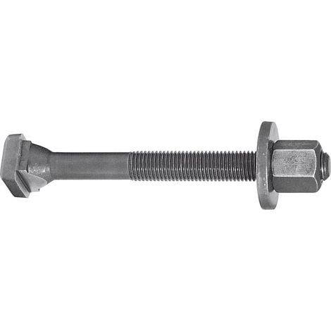 Vite cava a T DIN 787 cava a T 16mm M16 L.125mm qualità 8.8 con dado e rondella AMF (1/2)