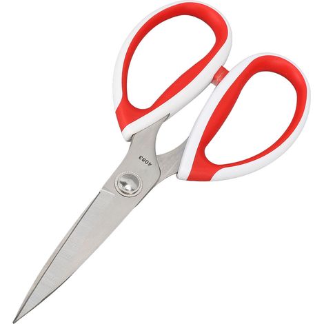 Stickpapierschere aus Edelstahl mit komfortablen Griffen, Allzweck-Küchenschere für den Haushalt 4083‑8in (1/5)