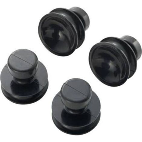 Ventouses industrielles en plastique et silicone, produits industriels en caoutchouc, ventouses sous vide sans trace, forte aspiration, ventouses fixes,Ventouses Max : 3 kg 4 pc(s)