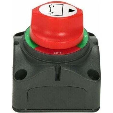 Sélecteur de batterie double 12V/24V interrupteur principal de batterie 300A sélecteur de commutateur à 4 positions pour voiture RV bateau (1/5)