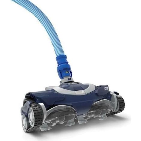Zodiac – Robot piscine hydraulique – Nettoyage fond et parois – Pour piscine enterrée et hors-sol – Longueur tuyau 12m – Puissance 0,75 CV