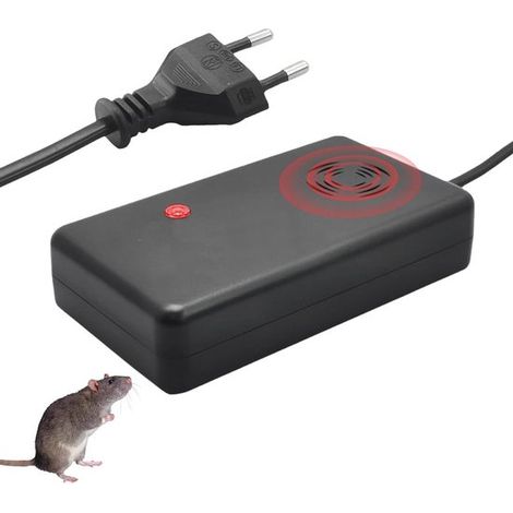 Repellente per topi e martore con spina elettrica - Repellente per martore per la casa - Repellente per martore per auto - Suono ultrasonico - Torcia a LED - Trappola per martore