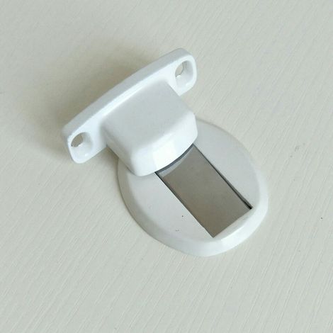 forte magnétique butée de porte en métal arrêt de porte résistant à la porte avec 3M vis auto adhésives de dissimulation montées au sol (1/5)
