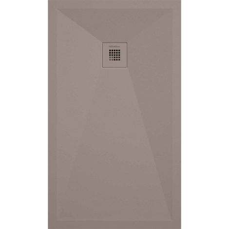 Receveur de douche sable lisse Stone Plus, grille de couleur - 90 x 70 cm (1/4)