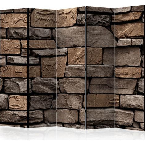 Paravent 5 Volets "Egyptian Stone" 172x225cm (1/2)