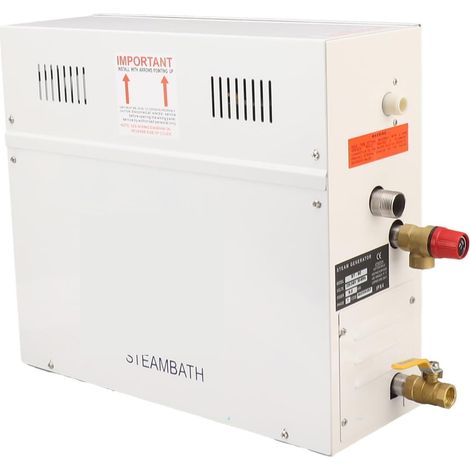 Poêle de sauna Poêle de sauna électrique, Machine de Sauna de salle de bains 9KW, système de générateur de douche à vapeur auto-drainant de générateur de vapeur for Spa Chauffe-sauna pour bain de vape (1/5)