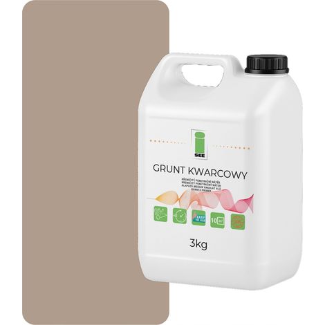 Imprimación de cuarzo para yeso de silicona, 3 kg, color beige perlado F534 (1/5)