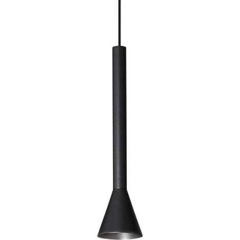 Ideal Lux DIESIS Led Slim Dome Pendelleuchte Schwarz 3000K (1/2)