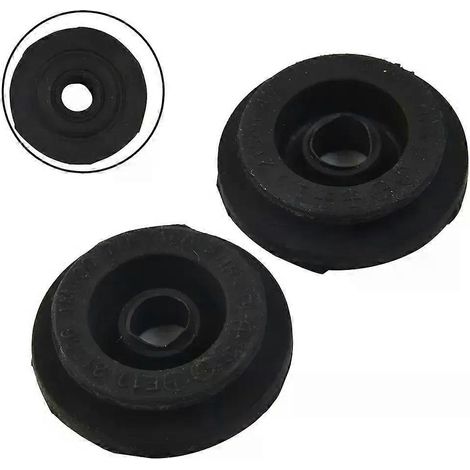 ZMLEVELot de 2 silentblocs de radiateur en caoutchouc noir de haute qualité pour Nissan X-Trail T30 T31 T32 (référence 21506-4M400). (1/5)
