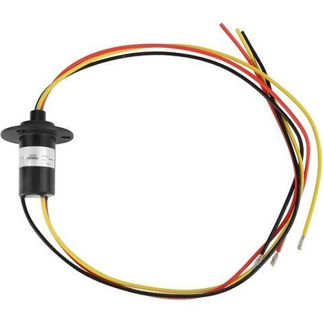 pair Collecteur Électrique Tournant, Collecteur D'Éolienne À 3 Fils 15A 0-600V 250 Tr/Min Pour Éoliennes (1/5)