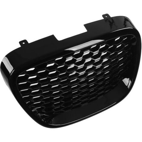 Grille Avant de Voiture, ABS Noir Brillant résistant à l'usure Grille de Pare-Chocs 1133007 Mise à de Remplacement de Protection UV pour Seat Leon MK2 1P 05-09 8X0go (1/4)