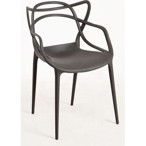 Packs Sillas Jardín - Pack 2 Sillas Korme - Gris oscuro (1/5)