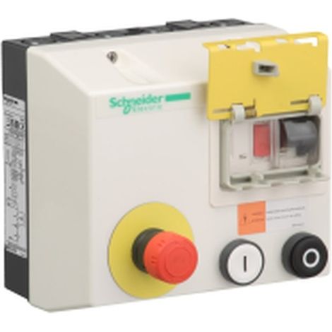 Cofre DISJ+CONT. 10A SCHNEIDER con protección de 10 amperios y diseño compacto.
