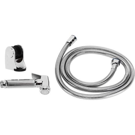 Kit de douche portable pour camping-car, caravane, yacht, tuyau en cuivre de 1,5 m avec siège de douche sous pression (1/5)