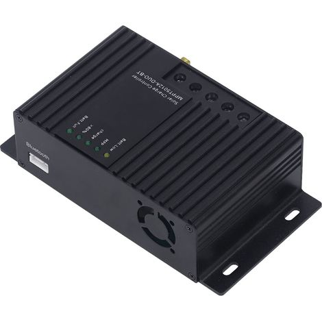 Ej.Life Solarregler, MPPT-Solarladeregler mit Hoher Ladeeffizienz Dual-RV-Ladebatterie (MPPT5012A-DUO(12A))