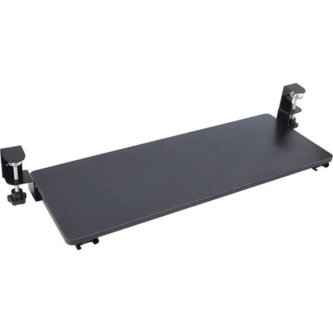Soporte extensible para teclado, para debajo del escritorio, cajón bajo la superficie de la mesa, estante para teclado hdwr SolidHand-KT02 (1/4)