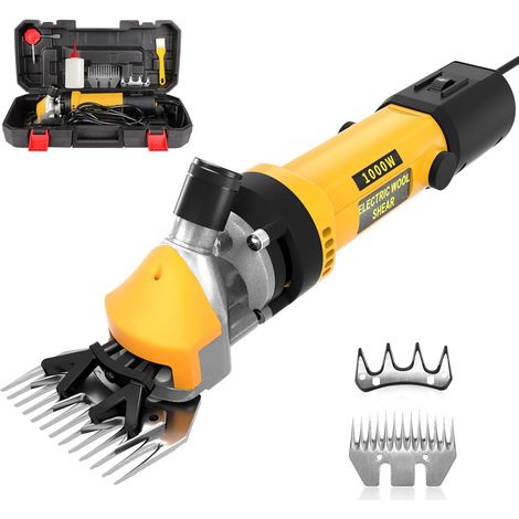 1 Tondeuse Electrique Mouton, 1000W, 6 Vitesses Réglables, Lame Acier, Pour Élevage Ferme