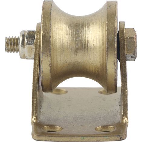 U-Nut-Rolle für Rolltor, Drahtseil und Schiene, mit Halterung, 32 mm (1,3 Zoll) (1/5)