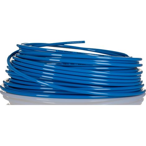 Tuyau à air RS PRO, 6mm x 4mm x 30m Bleu en Nylon ( Prix pour Bobine de 30 Mètres ) (1/3)