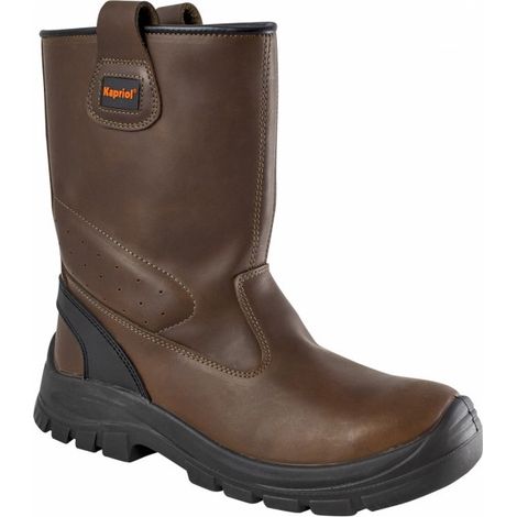 Botte de sécurité marron Alaska S3 SRC KAPRIOL - Pointure: 42