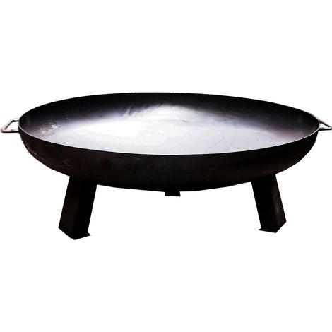 Feuerschale Feuerkorb Ø 100cm cm Stahl Rund Feuerstelle Feuerkorb Lagerfeuer (1/2)