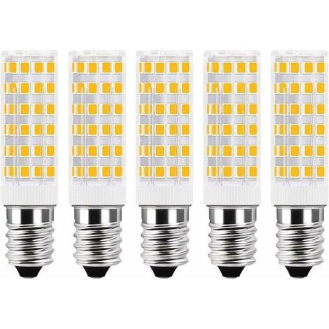 E14 9W LED-Lampe, Kaltweiß 6000K, 1450lm, 75 LEDs, entspricht einer 100W E14 Halogenlampe, 220V Wechselstrom, E14 Kaltweiße LED-Lampe (1/4)
