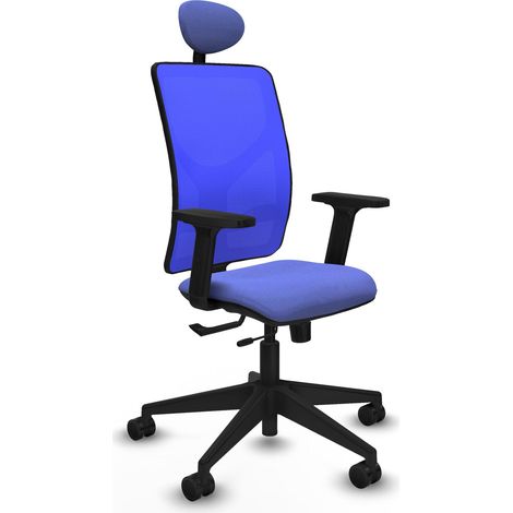 Ergonomischer Stuhl piqueras y crespo Motilla hellblau Lendenstütze (1/2)