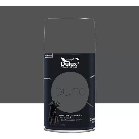Bombe de Peinture murs & boiseries Dulux Valentine Pure Gris 0,25 L (1/3)