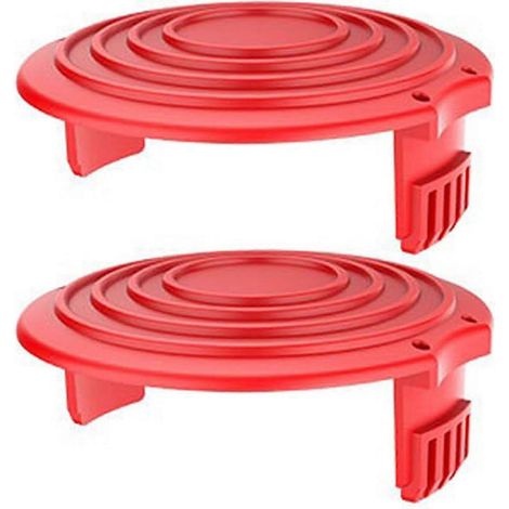 Lot de 2 capuchons de bobine RS0011 pour tondeuse à gazon Black & Decker - Pièce de rechange (1/5)