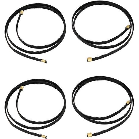 2x Synchronriemen für X+Y-Achse GT2-6 mm, X 765 mm + Y 720 mm, geschlossener Zahnriemenanschluss für Creature Ender 3 3D-Drucker