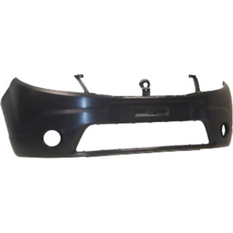 Pare-choc avant noir avec trous anti-brouillards Dacia Sandero 1 2008-2012