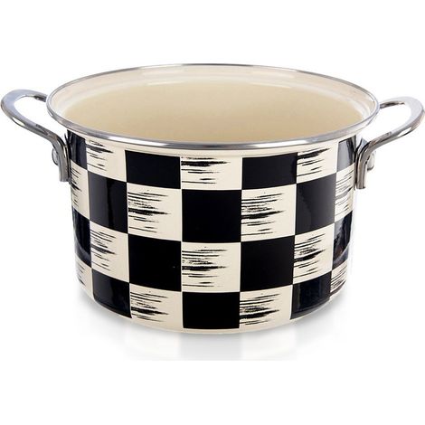 Vaso smaltato CHECKERBOARD 22 cm, 4 l (1/5)