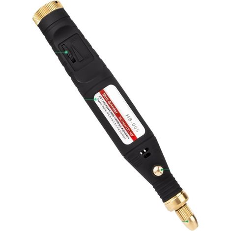 1 Mini perceuse électrique, meuleuse, 5000 à 18000 TR/Min, Vitesse Variable, Outil Rotatif, perçage, Gravure, meulage, Polissage, 190 Pointes(Set6 add 24pcs Tips,U/S) Set6 Add Tips U/S (1/4)