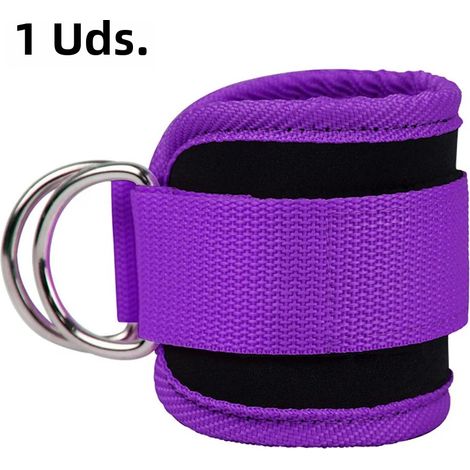(Violet) Une sangle de cheville réglable avec support en D. (1/5)