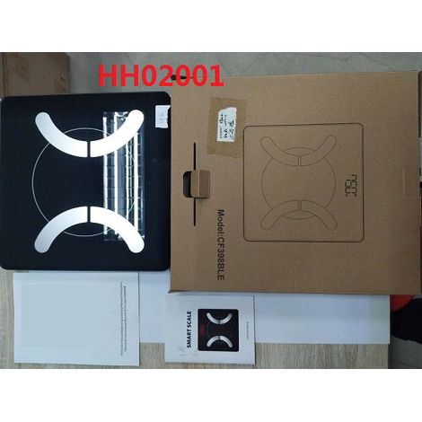 Balance connecté Bluetooth écran LED pèse-personne intelligent mesure graisse corporelle (1/5)