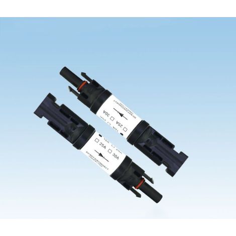 Connecteur M-C-4 avec Diode, 30A DC1000V Diode Parallèle Connecteur de Panneau Solaire M-C-4 Mâle/Femelle PV Solar Énergie Adaptateur de câble Solaire photovoltaïque Adpater (2pc) (1/4)