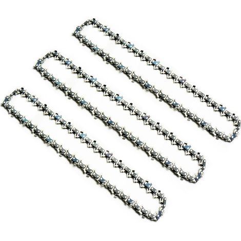 Pack de 3 chaînes de tronçonneuse 20 pouces – Acier haute qualité – 38 lames – Lubrification tridimensionnelle pour coupe optimale (1/5)