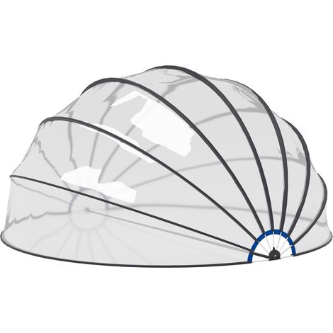 Cubierta capota de piscina 559x275 cm vidaXL