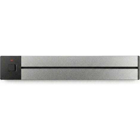 gloca Presa a Binario da Parete 25A 110-240V 6250W  Multi Presa Elettrica Scorrevoli Binario Modulare Cucina Ufficio (Grigio Metallizzato, 80 cm) (1/4)