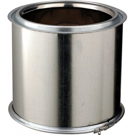 Conduit droit 25 cm Ø150 Inox galva POUJOULAT ED 250-150 - 32150003