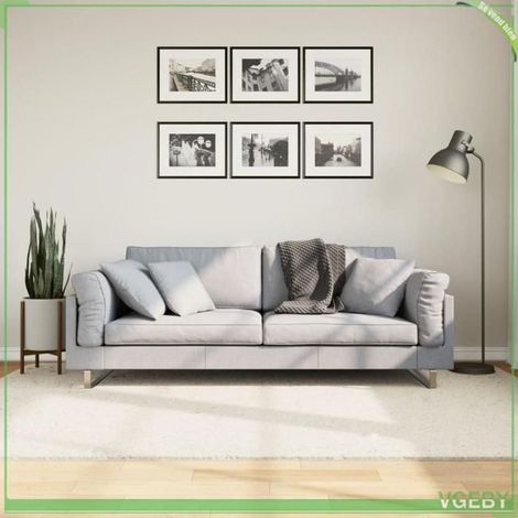375493 Tapis OVIEDO à poils courts beige 160x230 cm (1/5)
