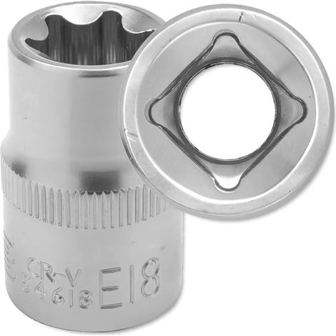 JCB Torx-Steckschlüssel 1/2" Cr-V E18 (1/5)
