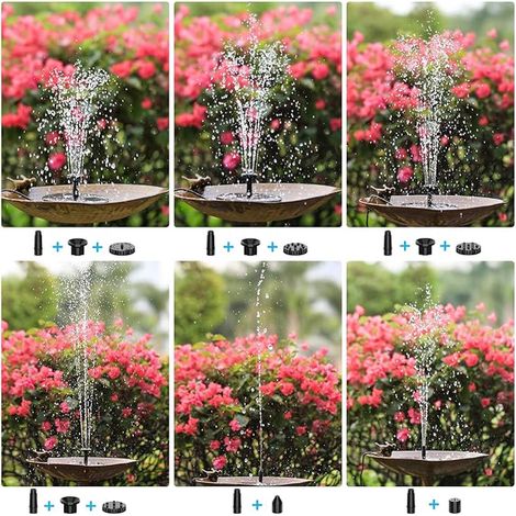 Fontaine Solaire Flottante 6,5 W Batterie